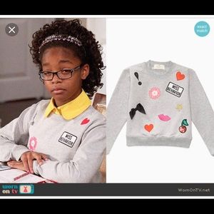 Kate Spade Miss behavior sweatshirt gray 24 months